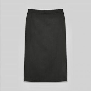 Aritzia Babaton Stiletto Black Wool Skirt NWT 00